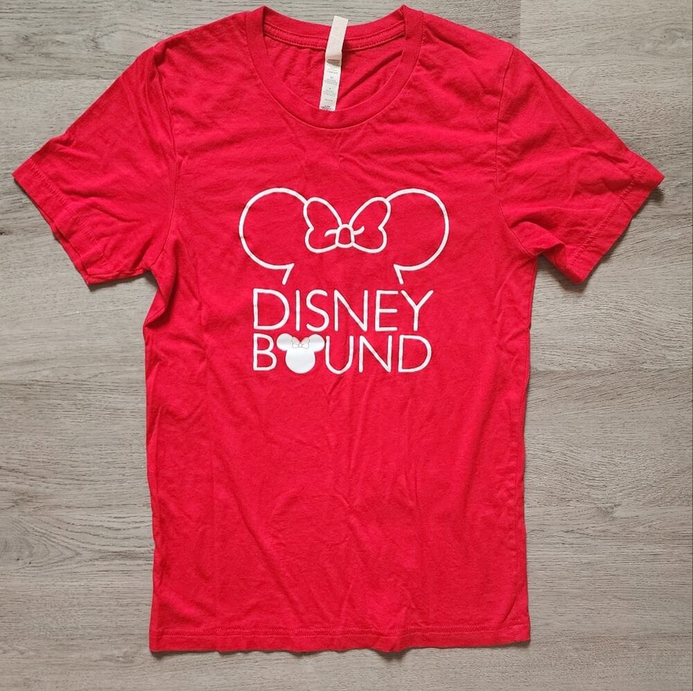 Bella + Canvas Women's 'Disney Bound' Short Sleeve Crewneck Graphic Tee Small S